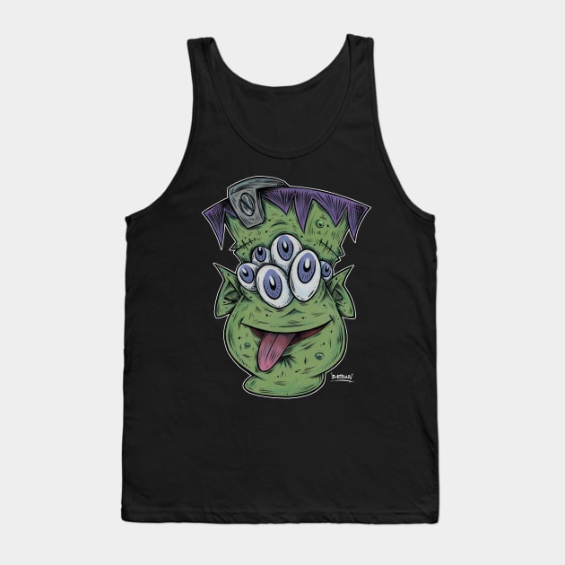 Frankie Six Eyes Tank Top by PheckArt